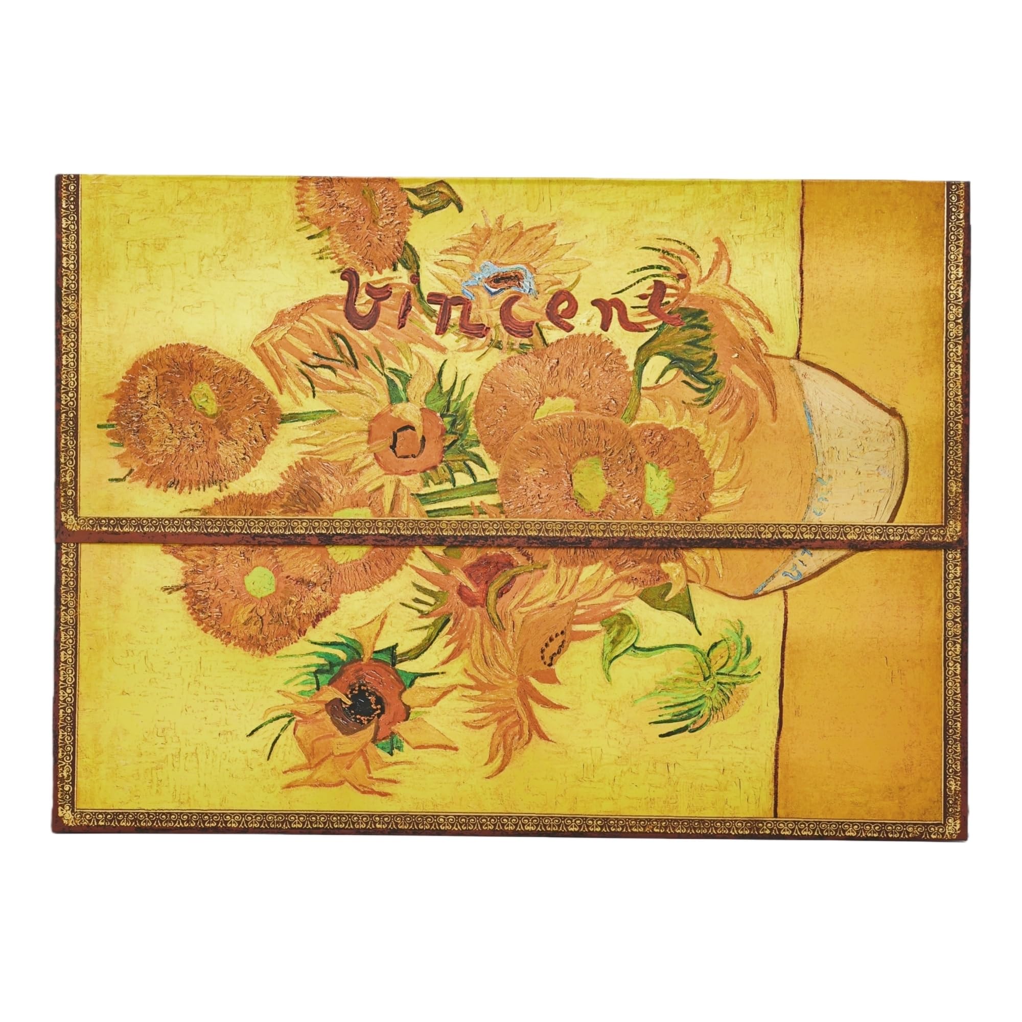 paperblanks-van-gogh-sunflowers-embellished-manuscripts-collection-dokumentenmap image 1
