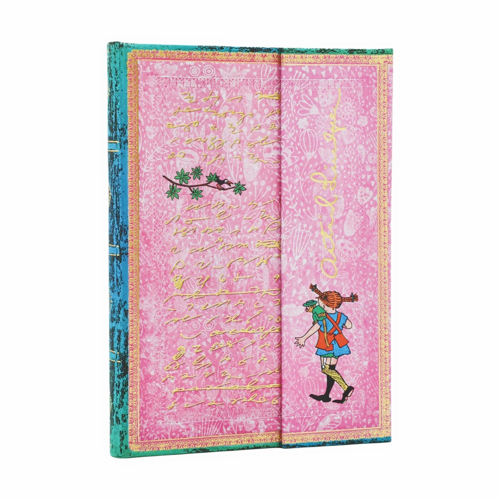 paperblanks-pippi-longstocking-midi-hardcover-journal-linienlos-mit-verschluss image 1