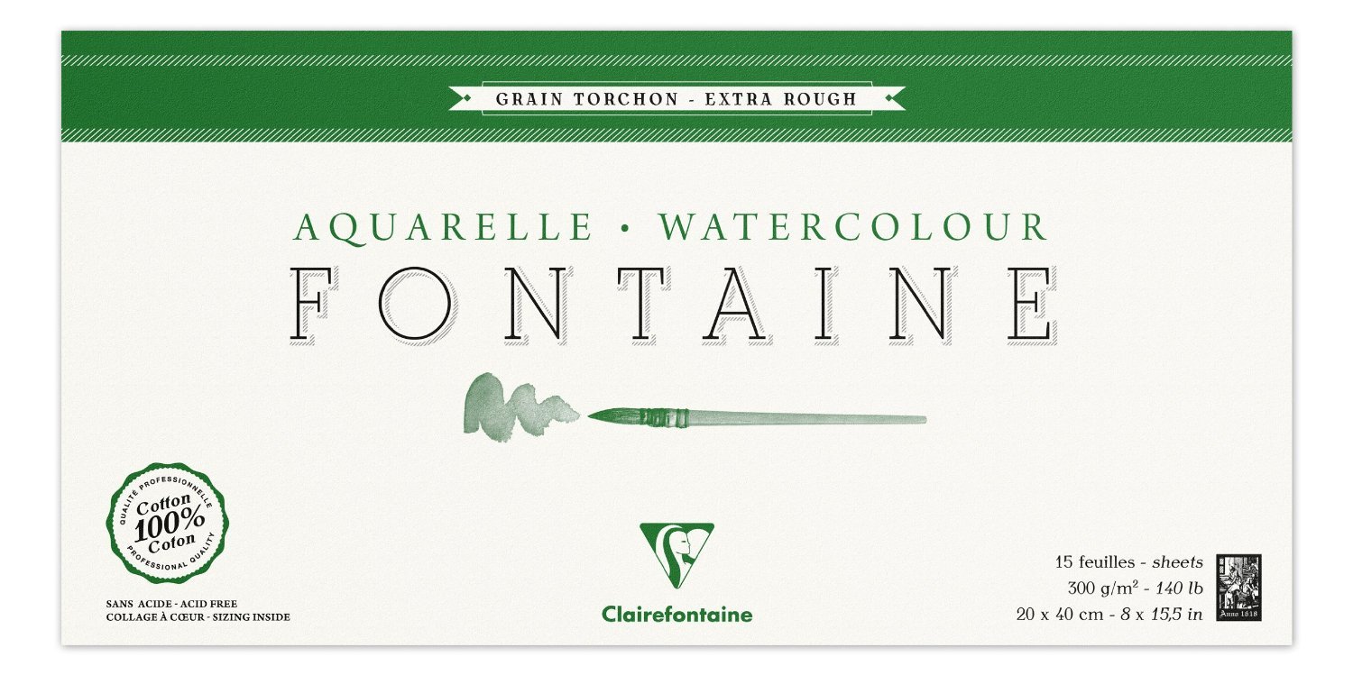 clairefontaine-96430c-fontaine-malblock-30-x-40-cm-25-blatt-300-g-grobkorn-torch image 4