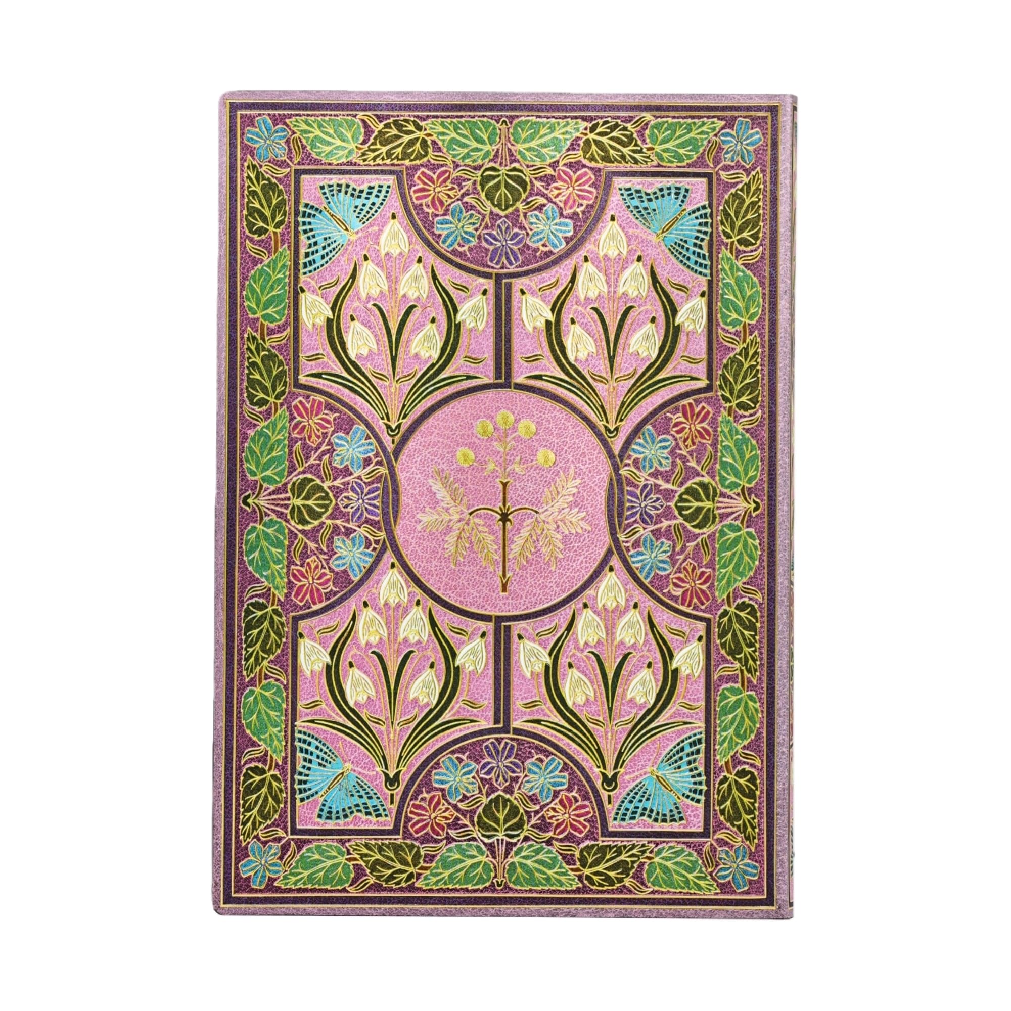 paperblanks-mimosa-poetry-in-bloom-midi-softcover-journal-liniert-mit-gummiband image 2