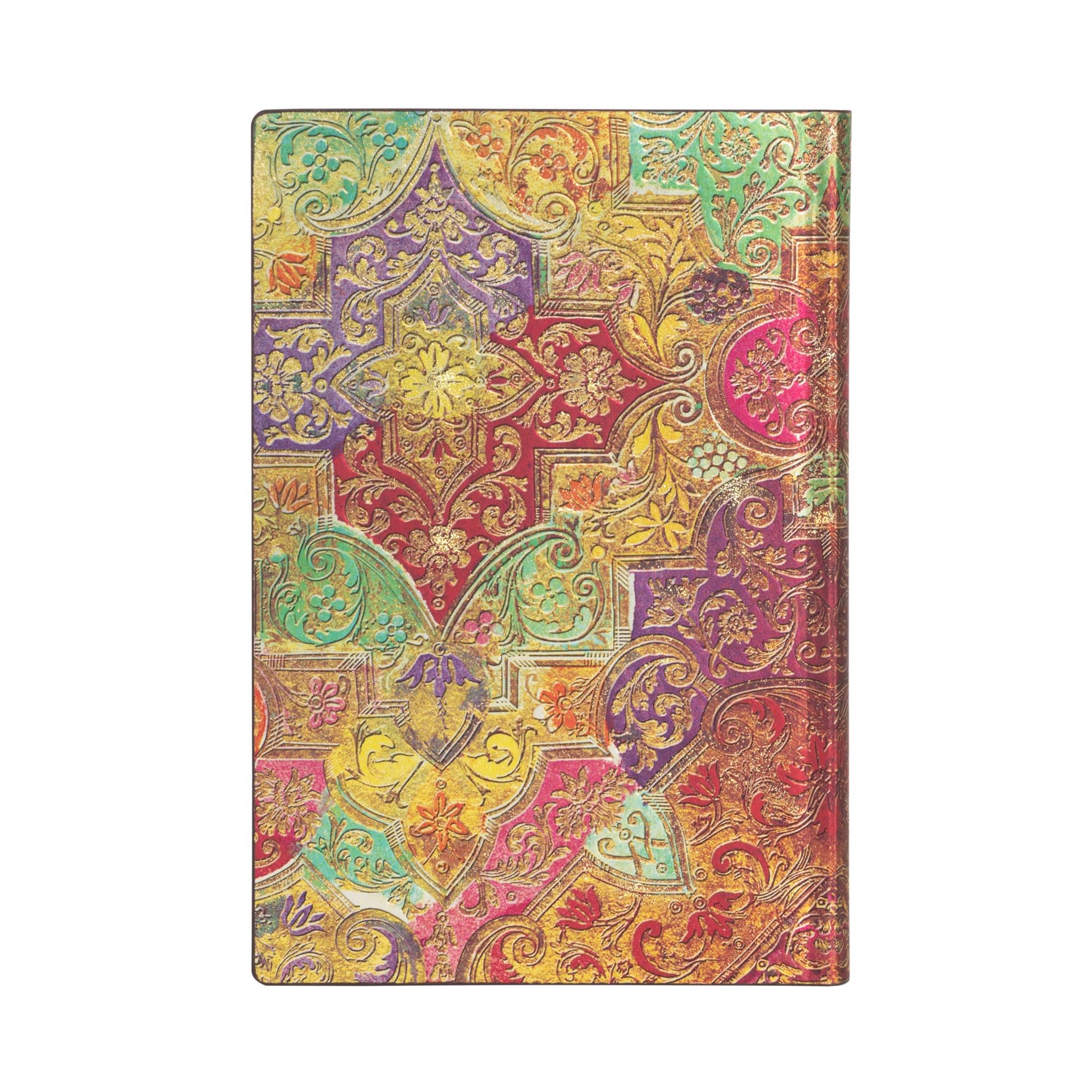 paperblanks-bavarian-wild-flower-mini-flexi-journal-liniert-brocaded-paper image 2
