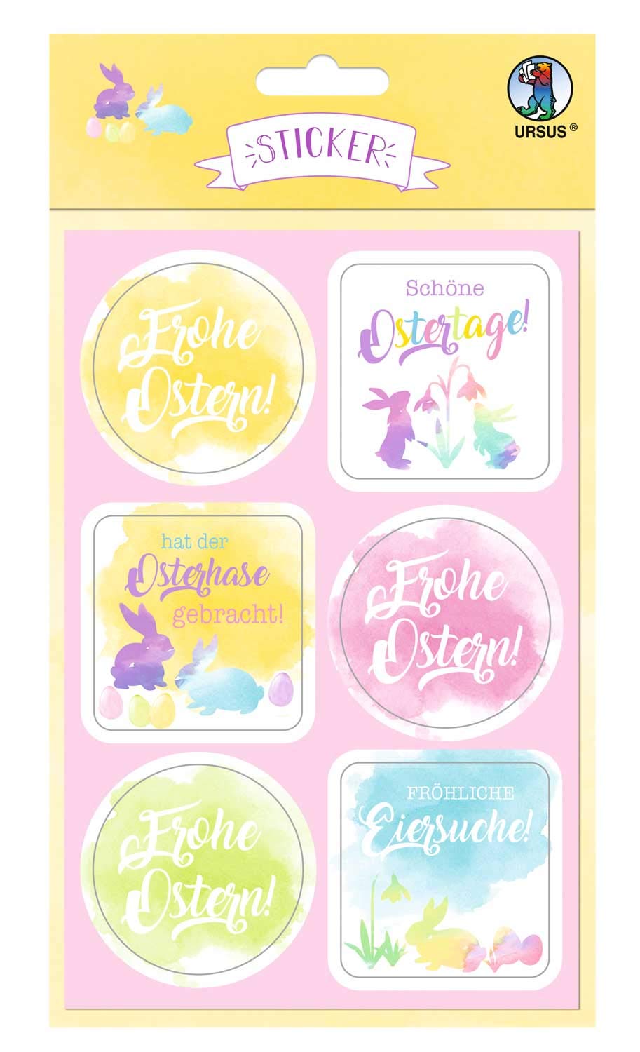 ursus-59510019f-sticker-bunte-ostern-24-st-ck-6-motive image 1