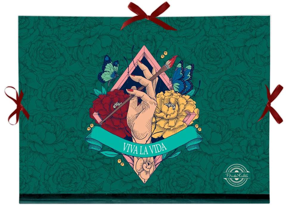 clairefontaine-frida-kahlo-zeichenmappe-28x38cm-mit-3-b-ndern-f-r-din-a4 image 1