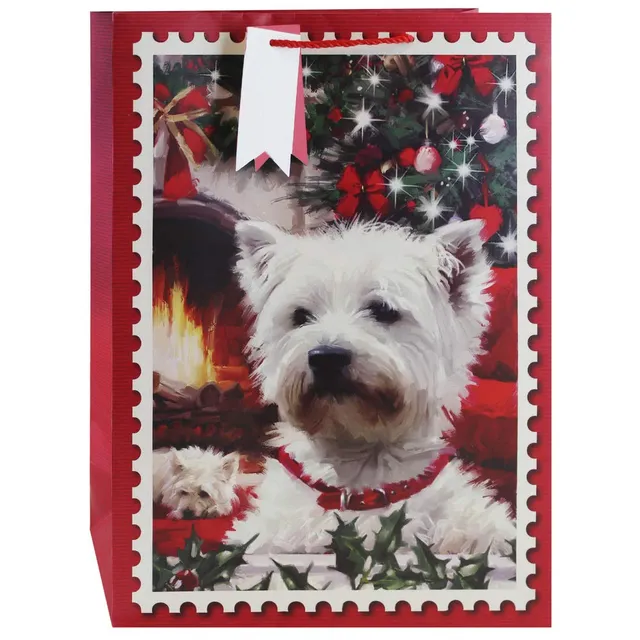 clairefontaine-geschenkt-te-xl-33x15x45-5cm-westie-hundemotiv image 1