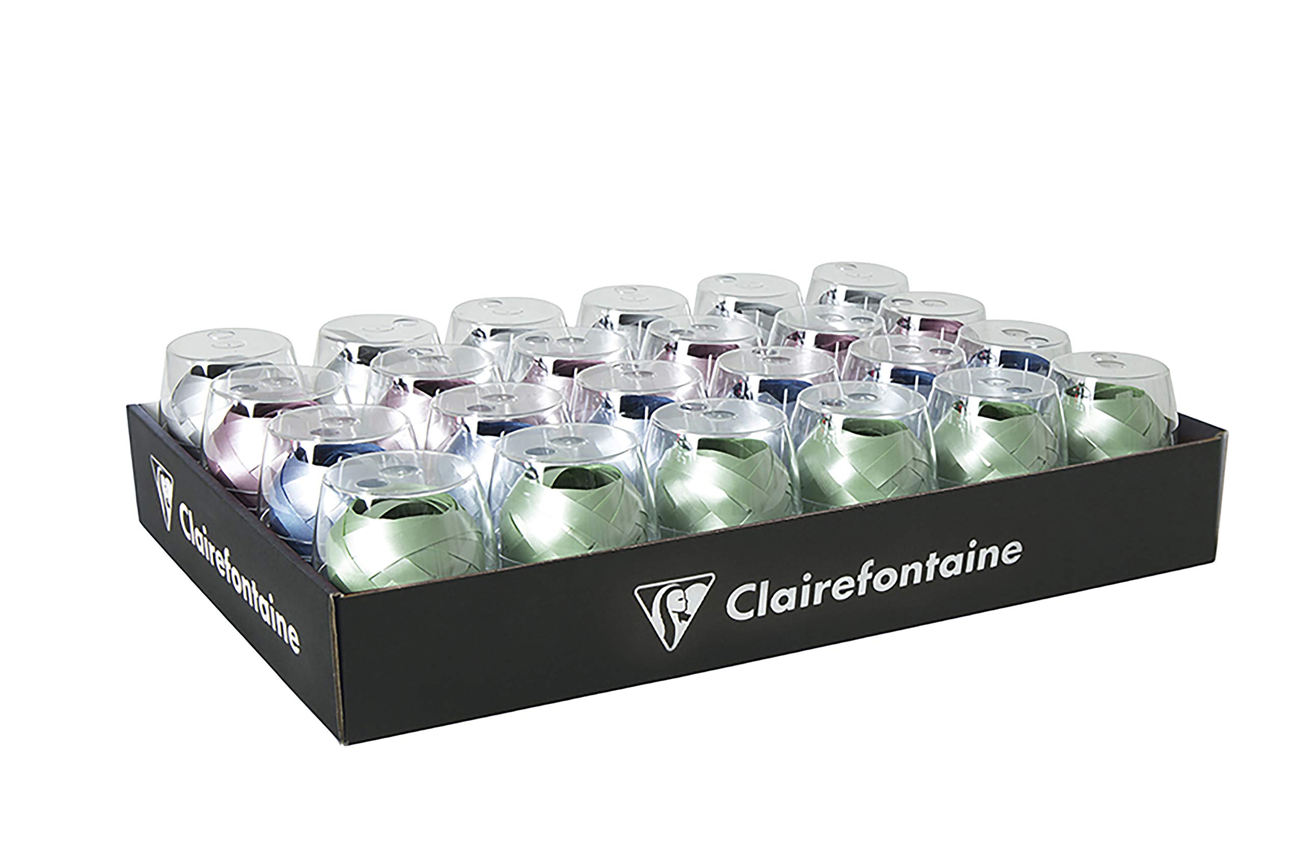 clairefontaine-612006c-geschenkband-box-24-x-10-m-x-7-mm-rot-metalleffekt image 4