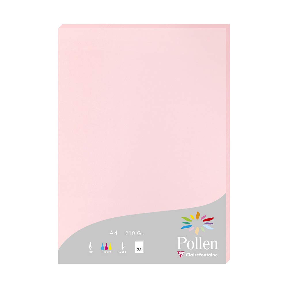 clairefontaine-pollen-24212c-karten-a4-210g-21x29-7-cm-kirschrot-25-st-ck image 8