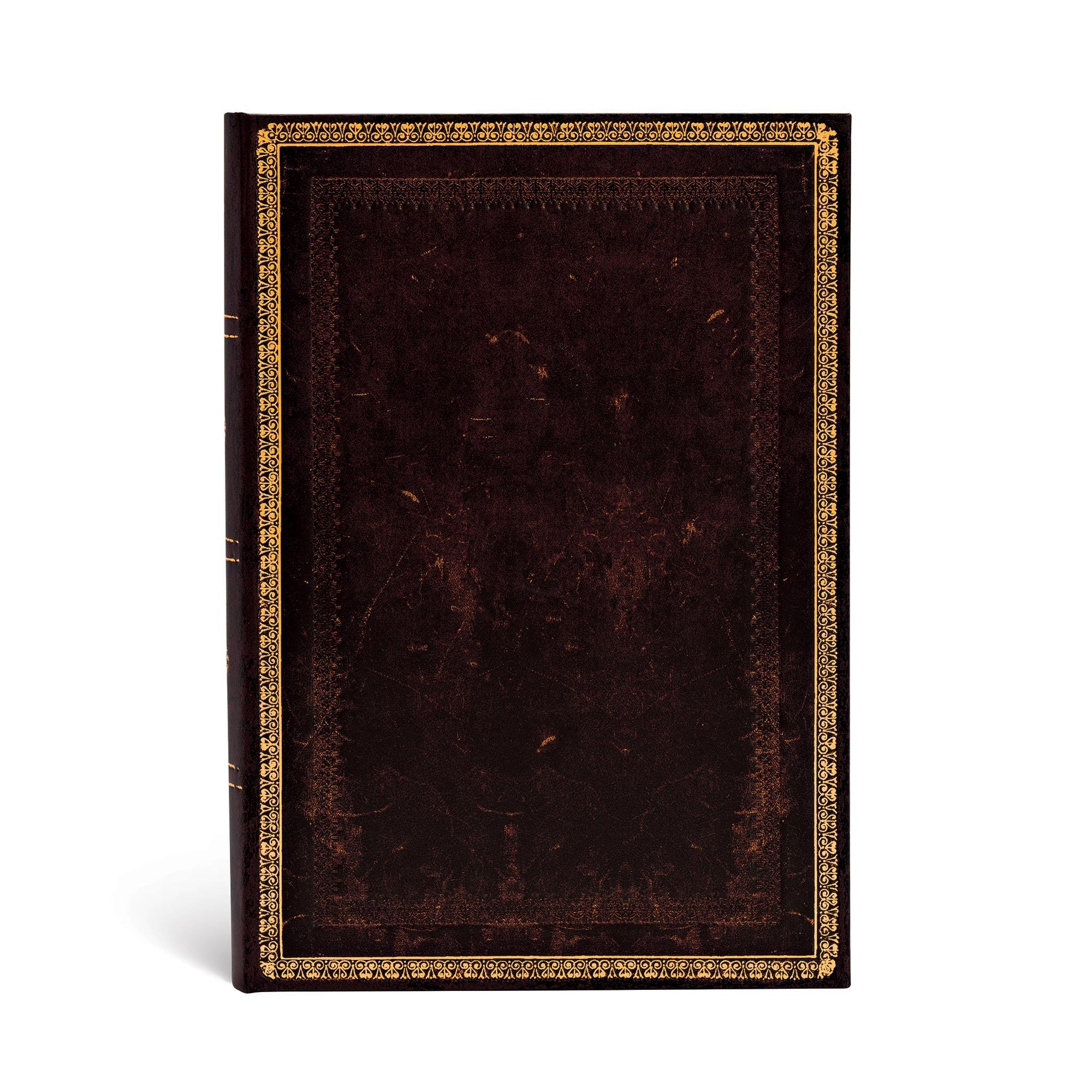 paperblanks-pb3519-0-notizbuch-midi-liniert-180x130mm-black-moroccan-old-leather image 1