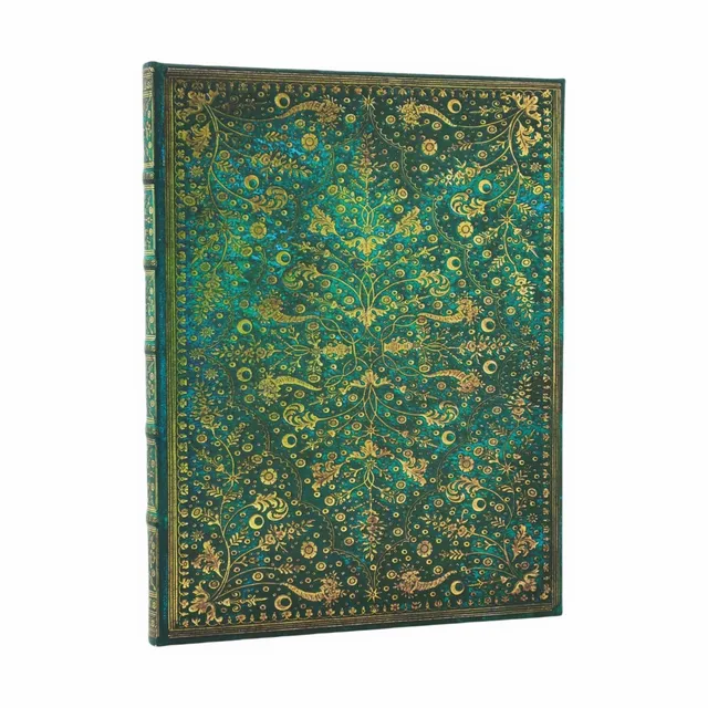 paperblanks-emerald-flower-nature-s-grace-ultra-hardcover-journal-linienlos-mit- image 1