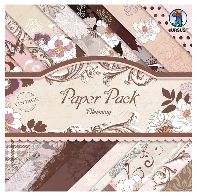 ursus-40940099-paper-pack-blooming-40-blatt-20-5-x-20-5-cm-in-20-motiven image 1
