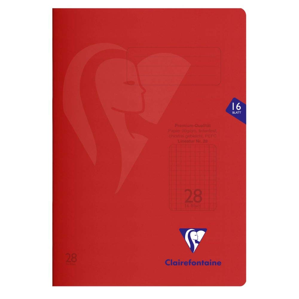 clairefontaine-s-coolbook-333228c-schulheft-din-a4-16-blatt-90g-linatur-28-karie image 1