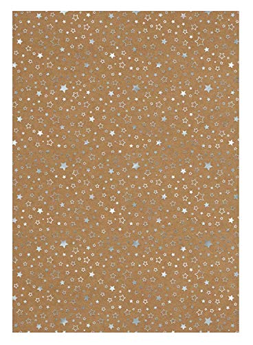 ursus-62254605f-designkarton-weihnachten-silberne-sterne-din-a4-250-g-qm-5-blatt image 5