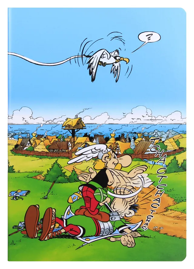 clairefontaine-812912c-notizbuch-asterix-les-gaulois-a4-liniert-96-seiten image 1