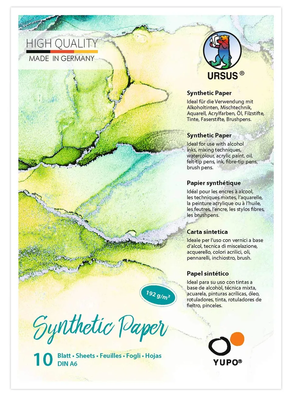 ursus-16276400-yupo-synthetic-paper-a6-192g-m-rei-und-wasserfest image 1