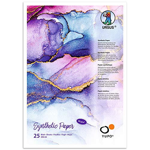 ursus-16266400-yupo-synthetic-paper-a6-25-blatt-85g-synthetikpapier-wei image 7
