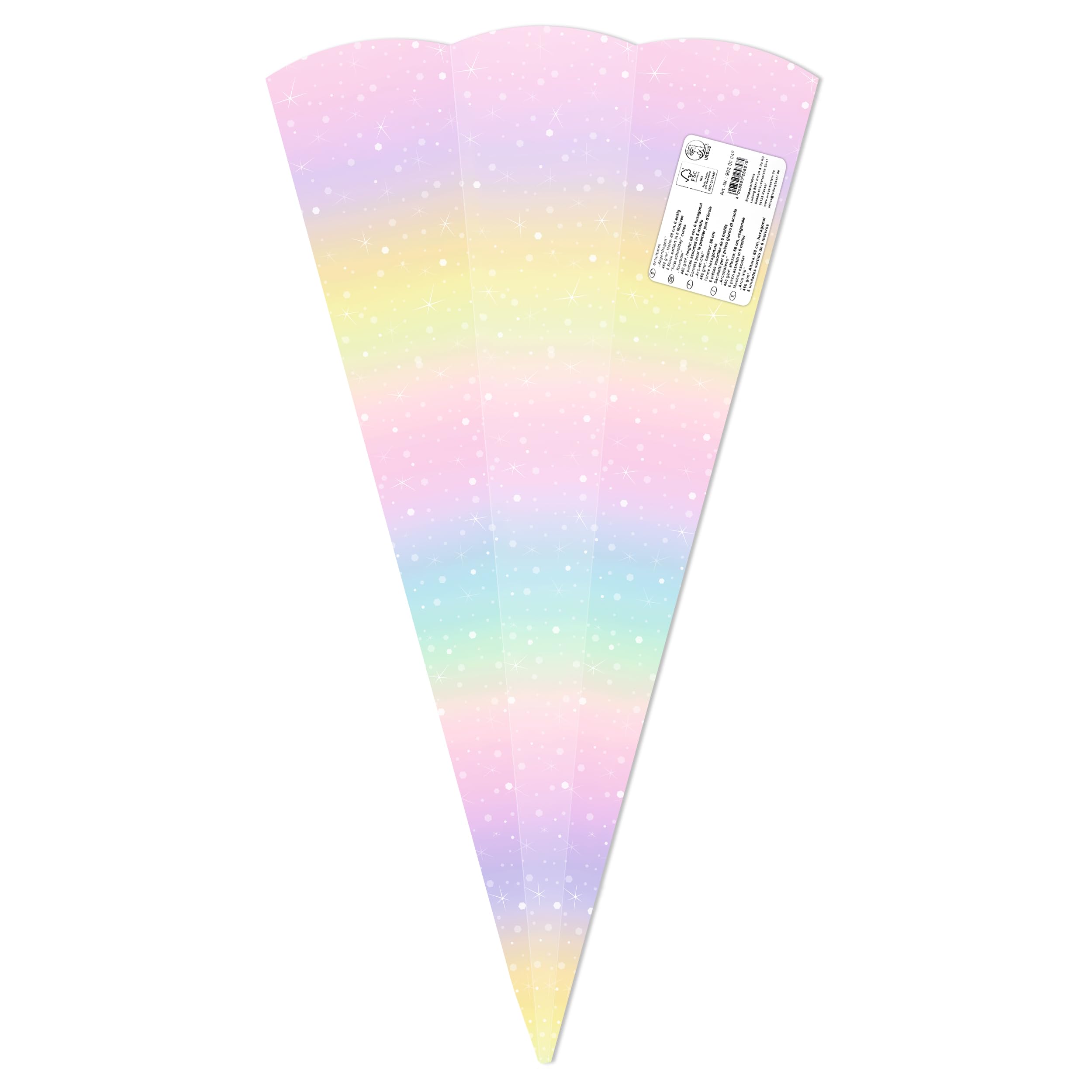 ursus-992-00-03f-schult-ten-regenbogen-5-st-ck-bastel-rohlinge-68-cm image 4