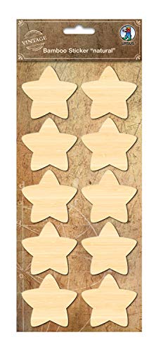 ursus-41030003-bambus-sticker-stern-natural-selbstklebend image 3
