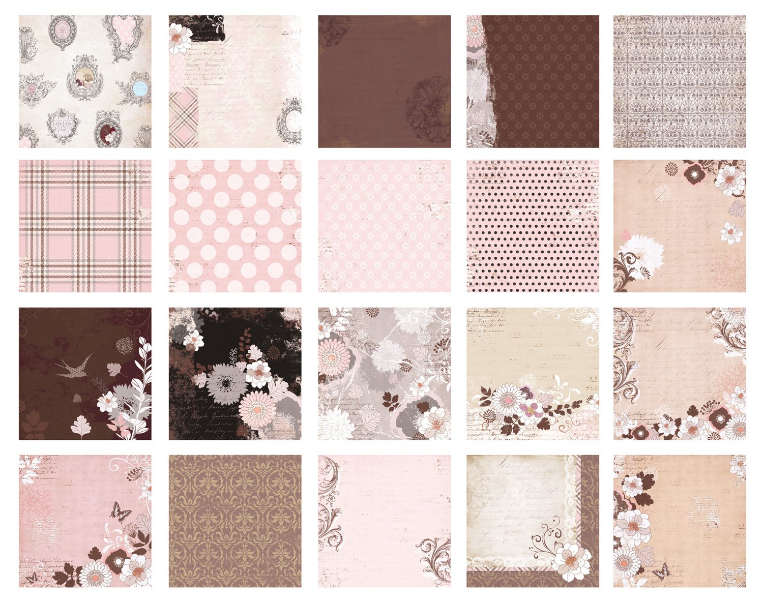 ursus-40940099-paper-pack-blooming-40-blatt-20-5-x-20-5-cm-in-20-motiven image 3