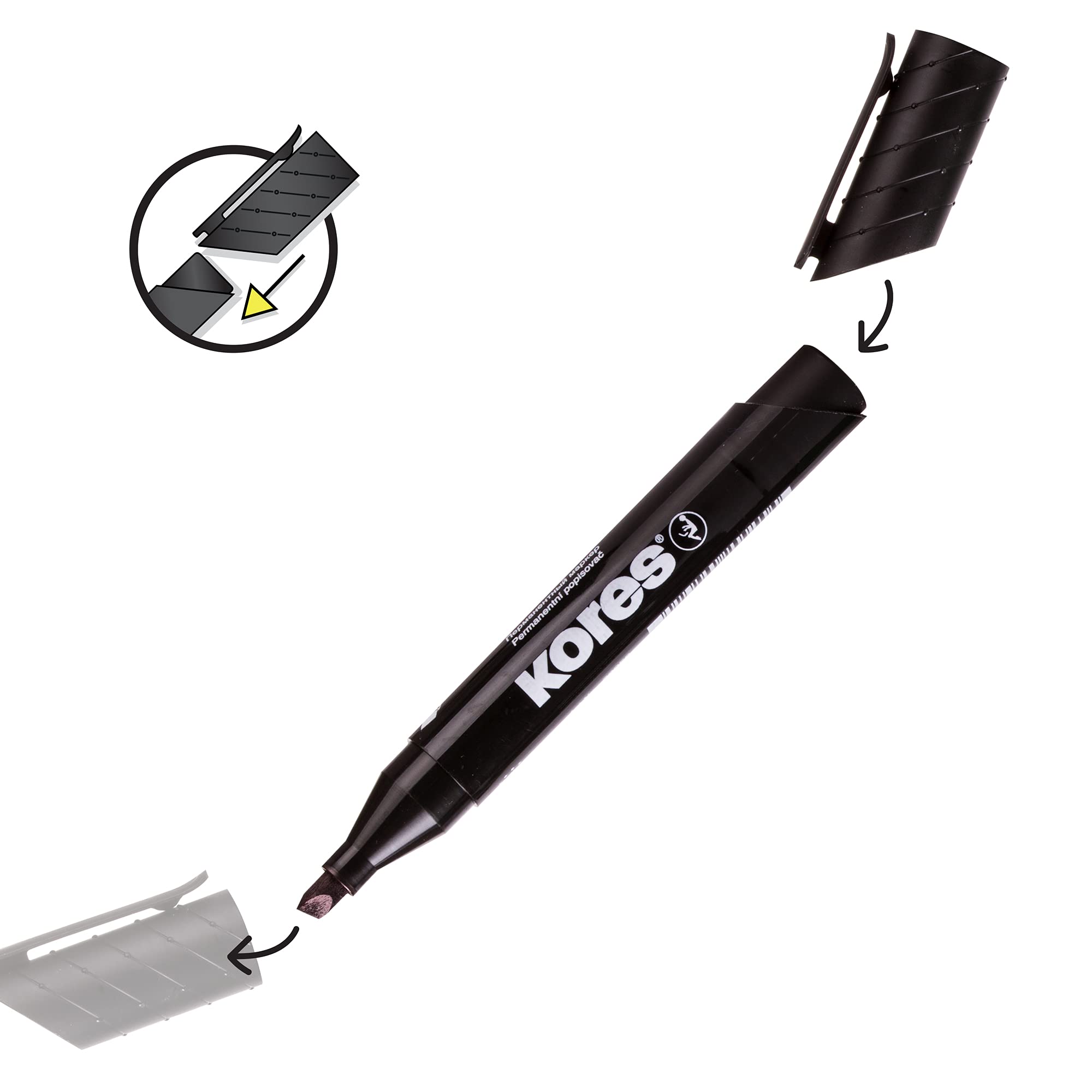 kores-k-marker-xp2-permanent-marker-keilspitze-4-farben image 8