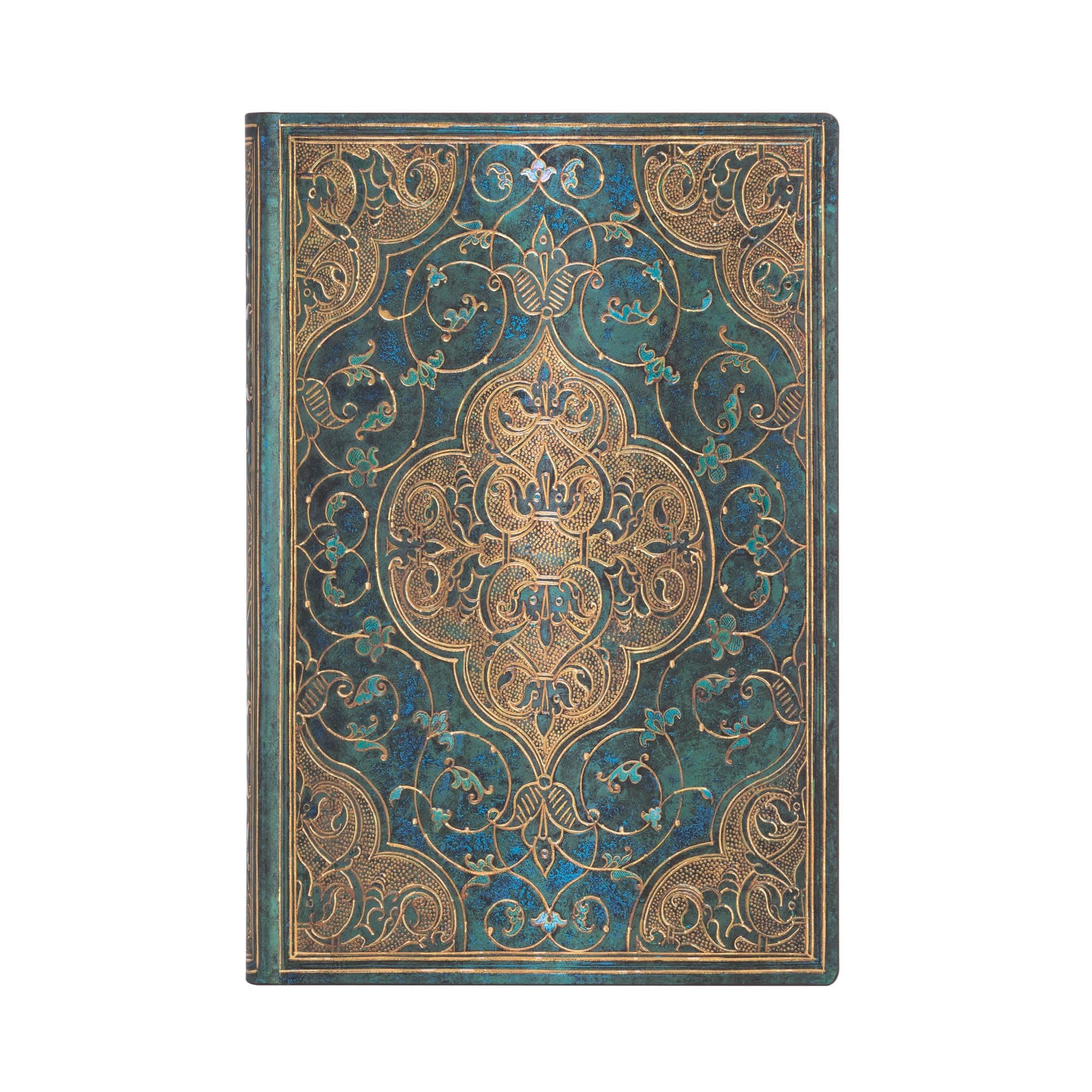 paperblanks-turquoise-chronicles-mini-notizbuch-liniert-flexi-softcover image 1
