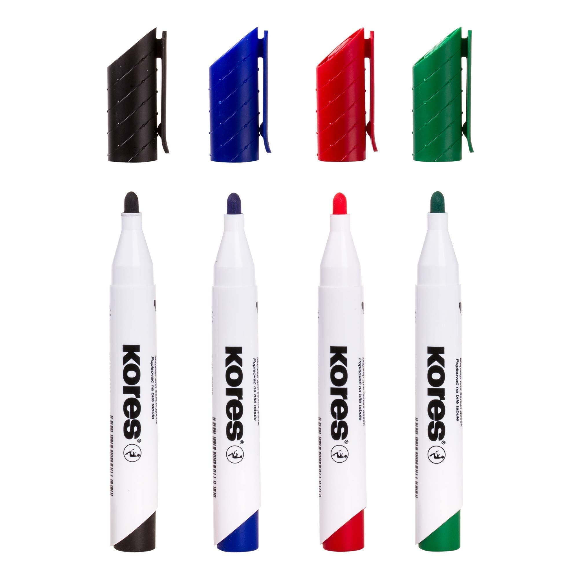 kores-k-marker-xw1-whiteboard-marker-rundspitze-4-farben-set image 3