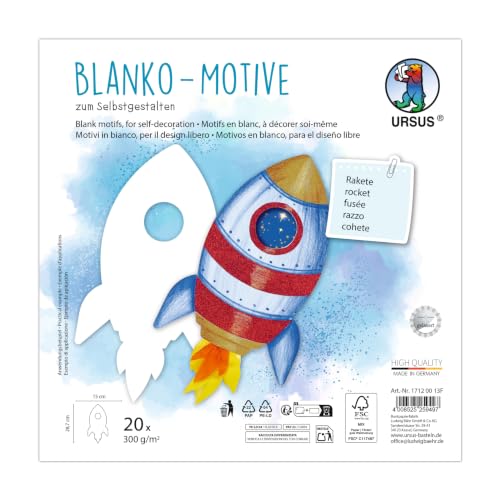 ursus-1712-00-13f-blanko-motive-rakete-20-st-ck-fotokarton-300-g-m-23-x-23-cm image 6