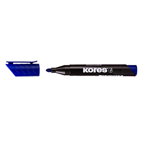 kores-k-marker-xp1-permanent-marker-rundspitze-blau-12-st-ck image 6