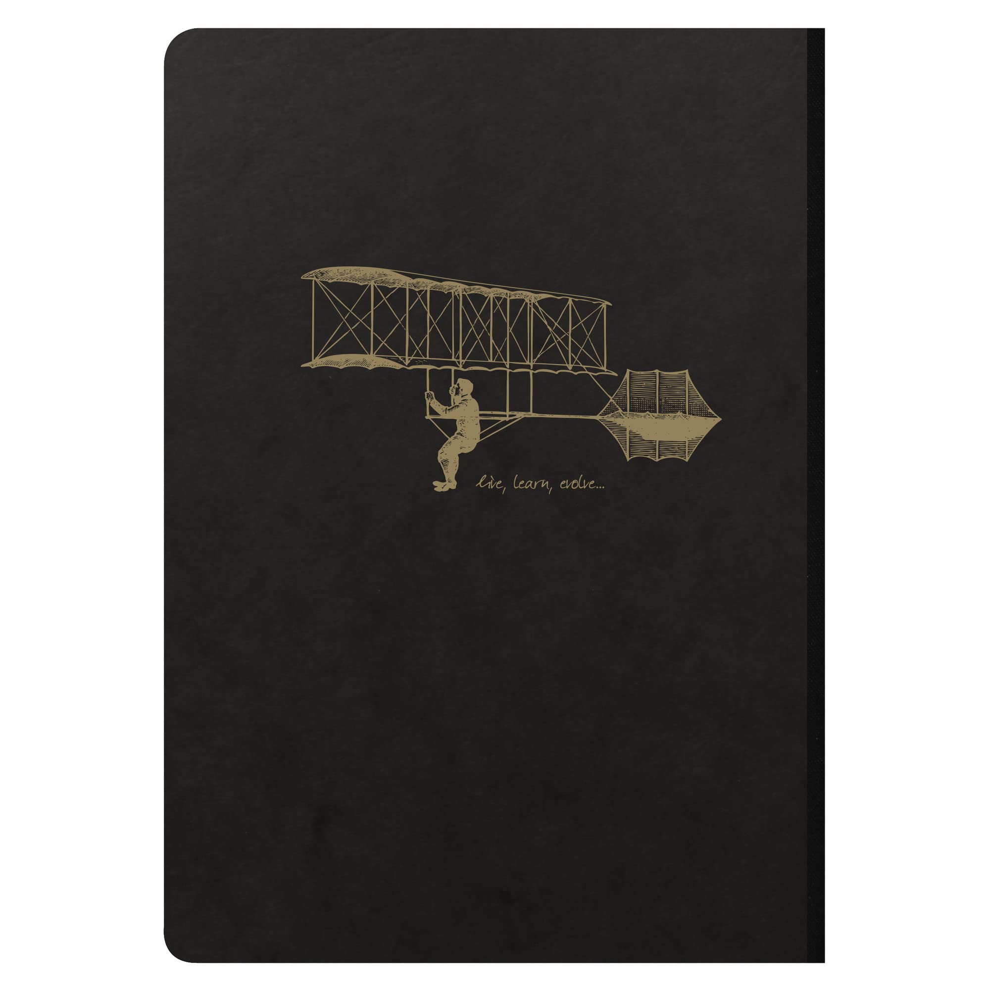 clairefontaine-102546c-flying-spirit-notizbuch-liniert-din-a5-96-blatt-schwarz image 2