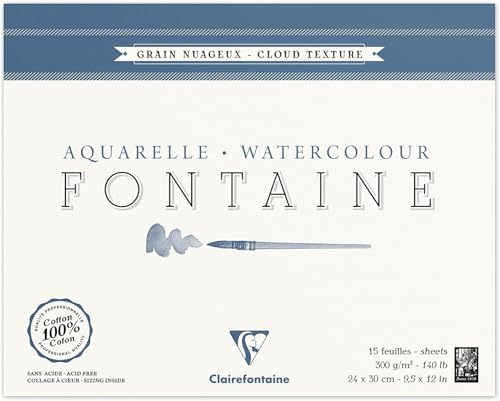 clairefontaine-fontaine-malblock-aquarellpapier-24-x-30-cm-15-blatt-300-g-torcho image 5