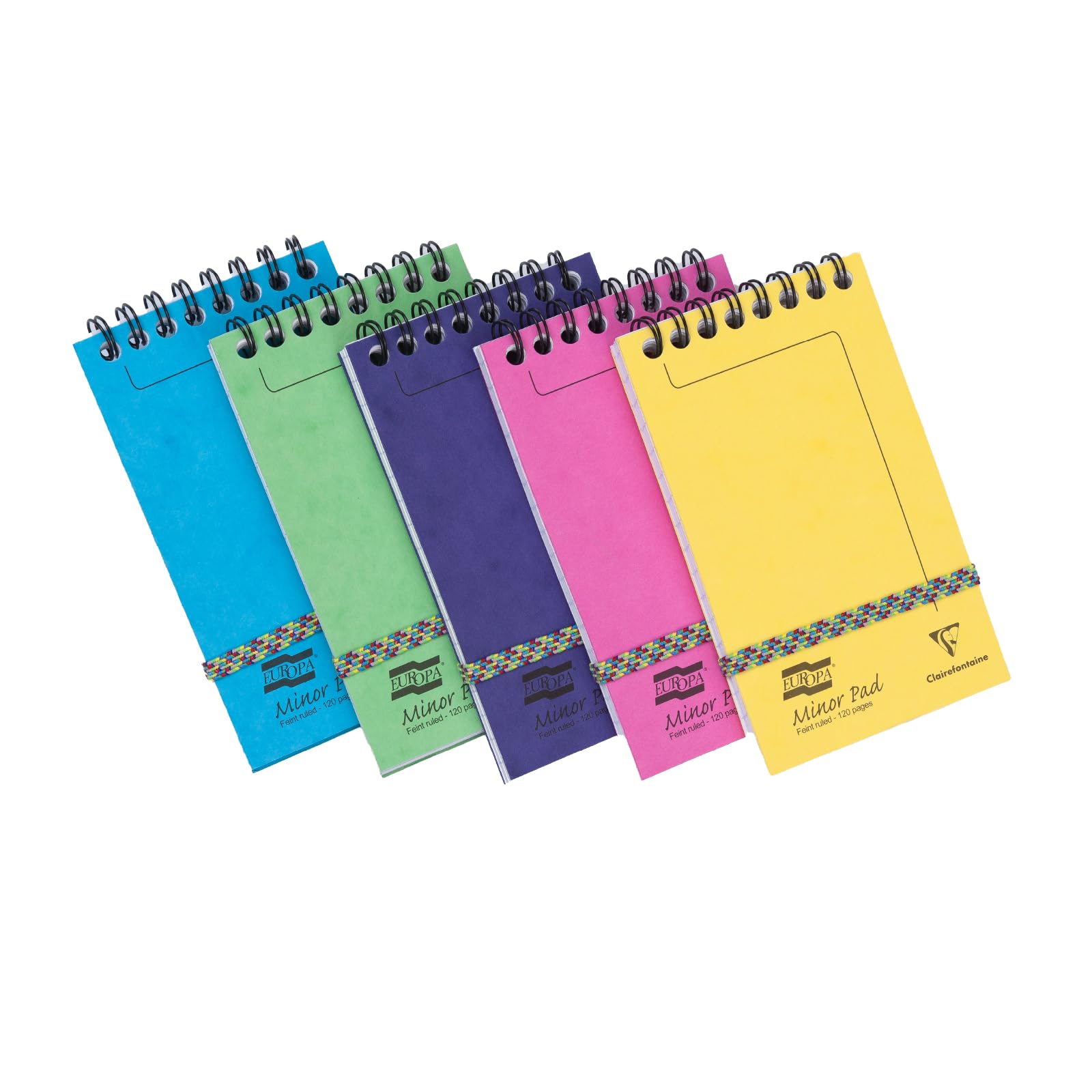 clairefontaine-europa-minor-pad-notizblock-7-6-x-12-cm-liniert-mit-doppelspirale image 8