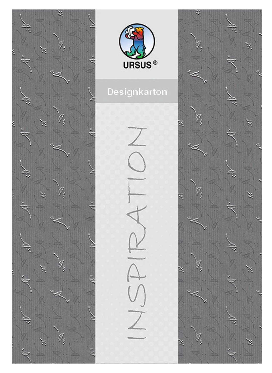 ursus-62314603f-designkarton-kondolenz-din-a4-200-g-qm-5-blatt-motiv-3-silber-fo image 1