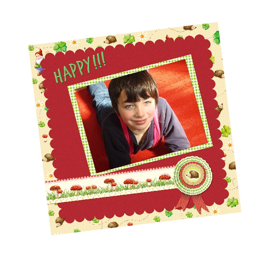 ursus-scrapbook-papierblock-gl-ckspilze-30-5-x-30-5-cm-190-g-qm-20-blatt image 4