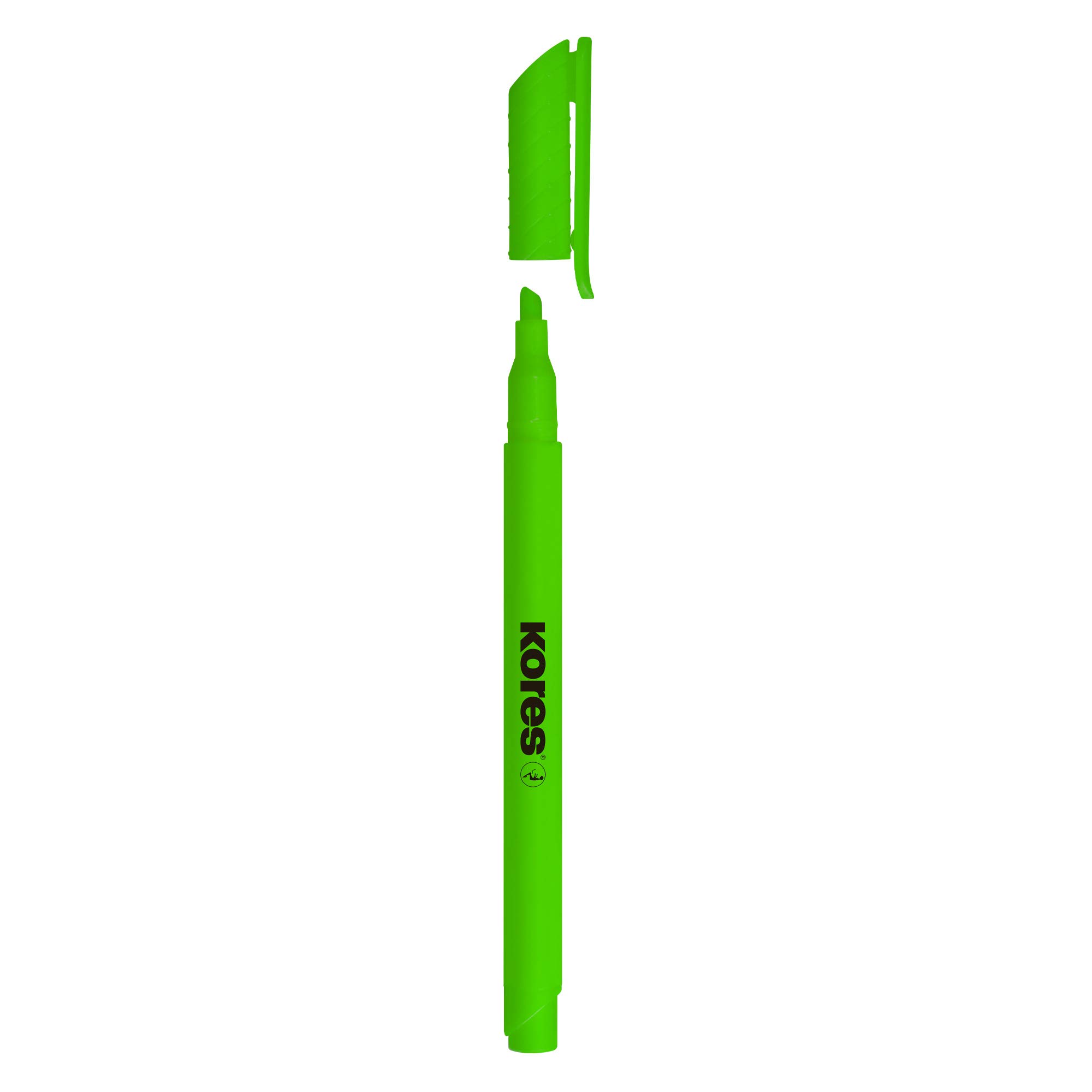 kores-high-liner-fine-textmarker-keilspitze-gr-n-12er-pack image 3