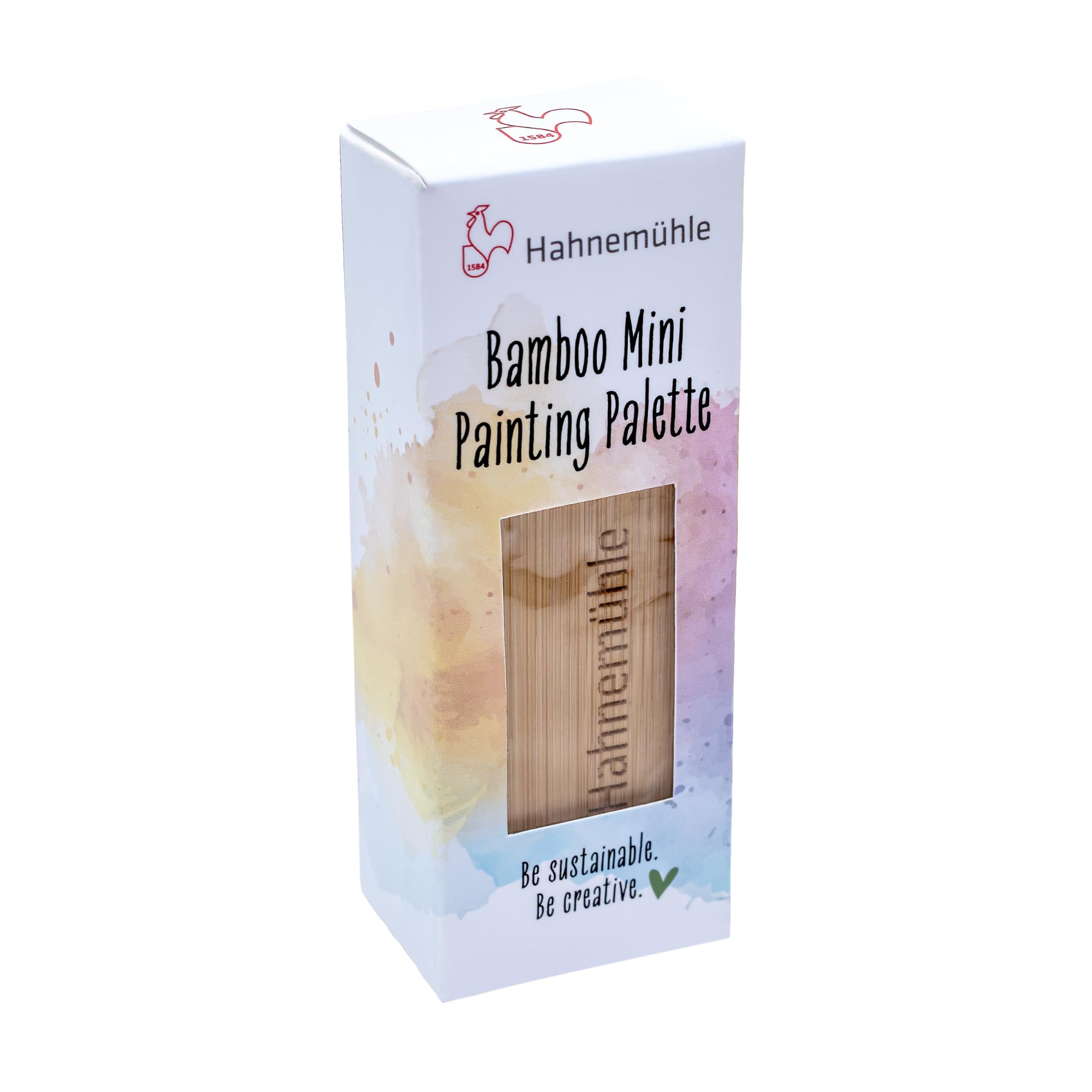 hahnem-hle-bambus-mini-malpalette-6x6-cm-8-n-pfchen-mit-mischfl-che-clip-und-mag image 3
