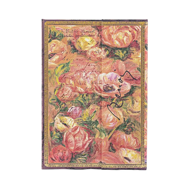 paperblanks-renoir-letter-to-morisot-midi-hardcover-notizbuch-unliniert-mit-klap image 1