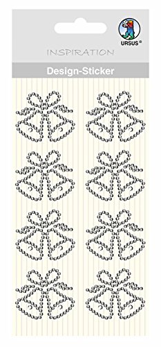 ursus-design-sticker-hochzeitsglocken-silber-selbstklebend-8-st-ck image 8