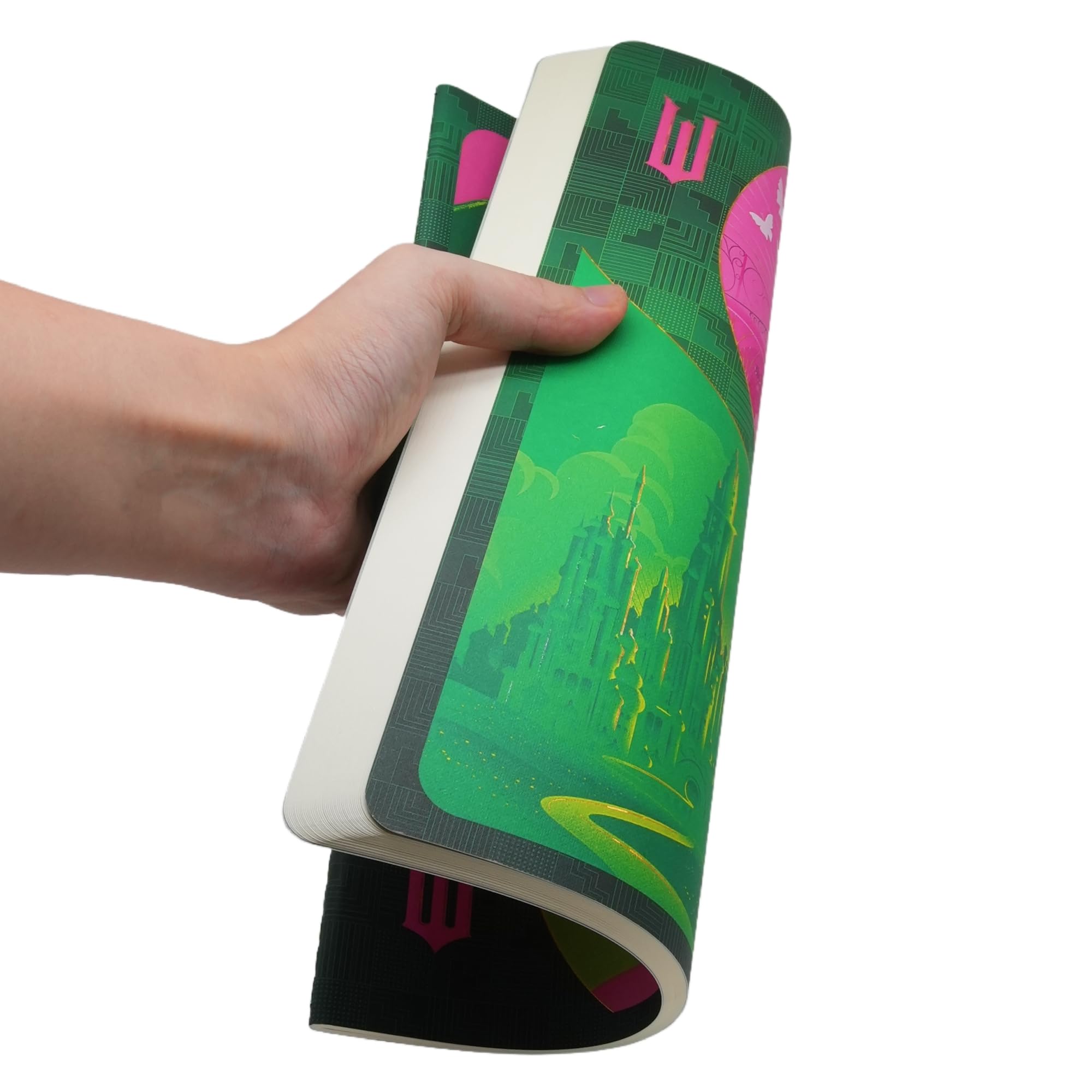 paperblanks-wicked-collection-pink-goes-good-with-green-a4-cahier-kariert-grid image 2