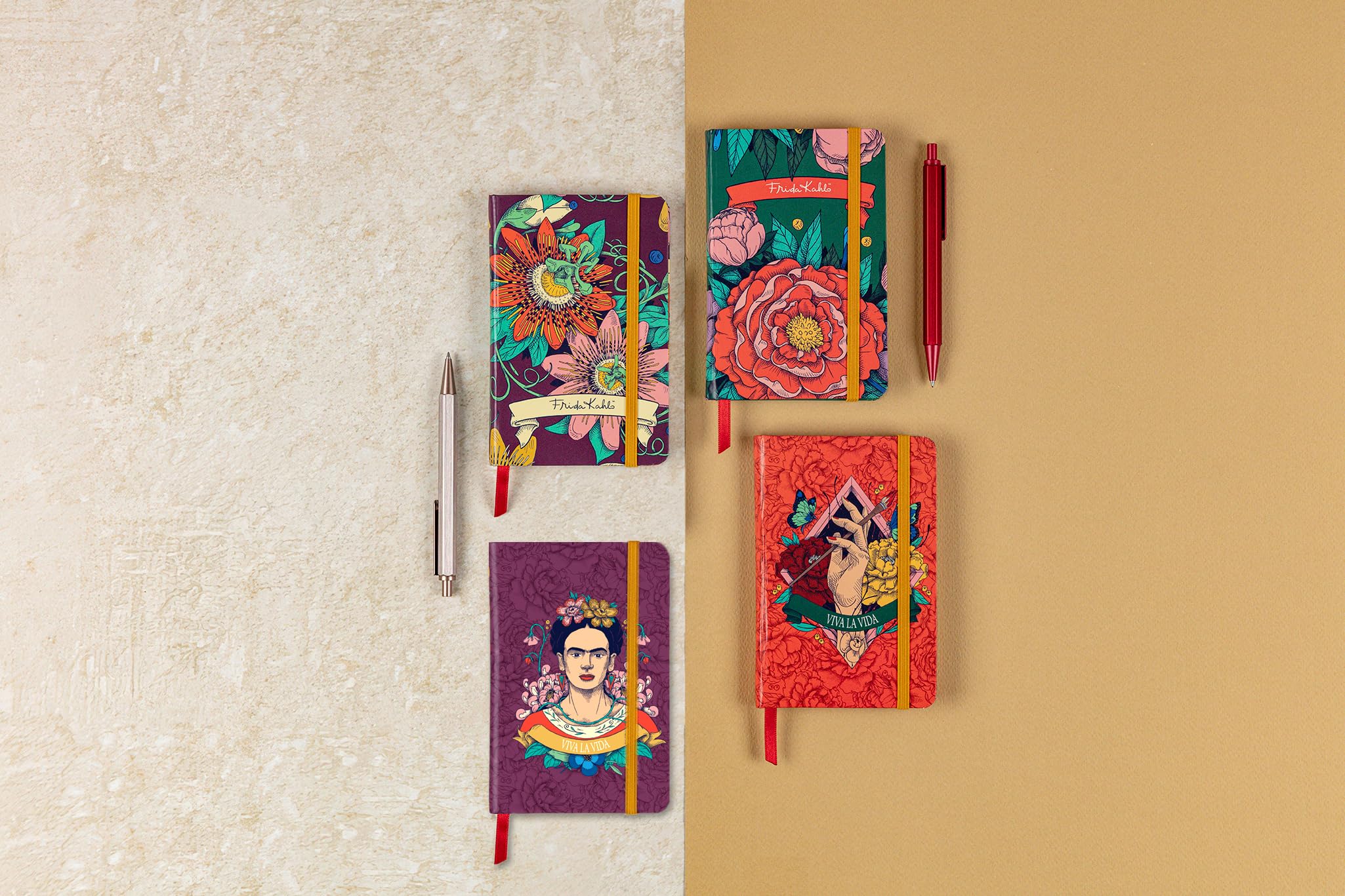clairefontaine-116216c-notizbuch-hardcover-frida-kahlo-a6-10-5-x-14-8-cm-80-blat image 5