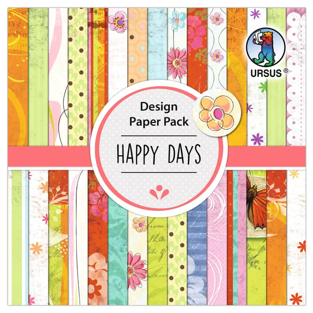 ursus-design-paper-pack-happy-days-4108-00-02-designpapier-15-x-15-cm-30-blatt-1 image 1