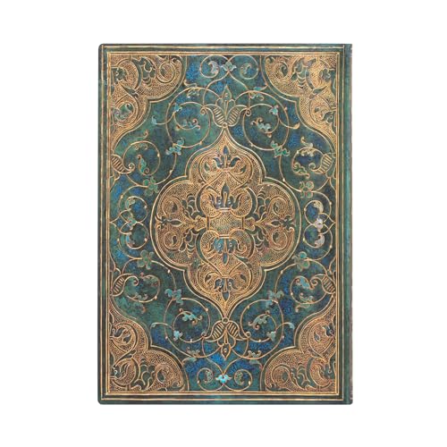 paperblanks-turquoise-chronicles-midi-journal-unliniert-flexi-softcover-100-gsm image 5
