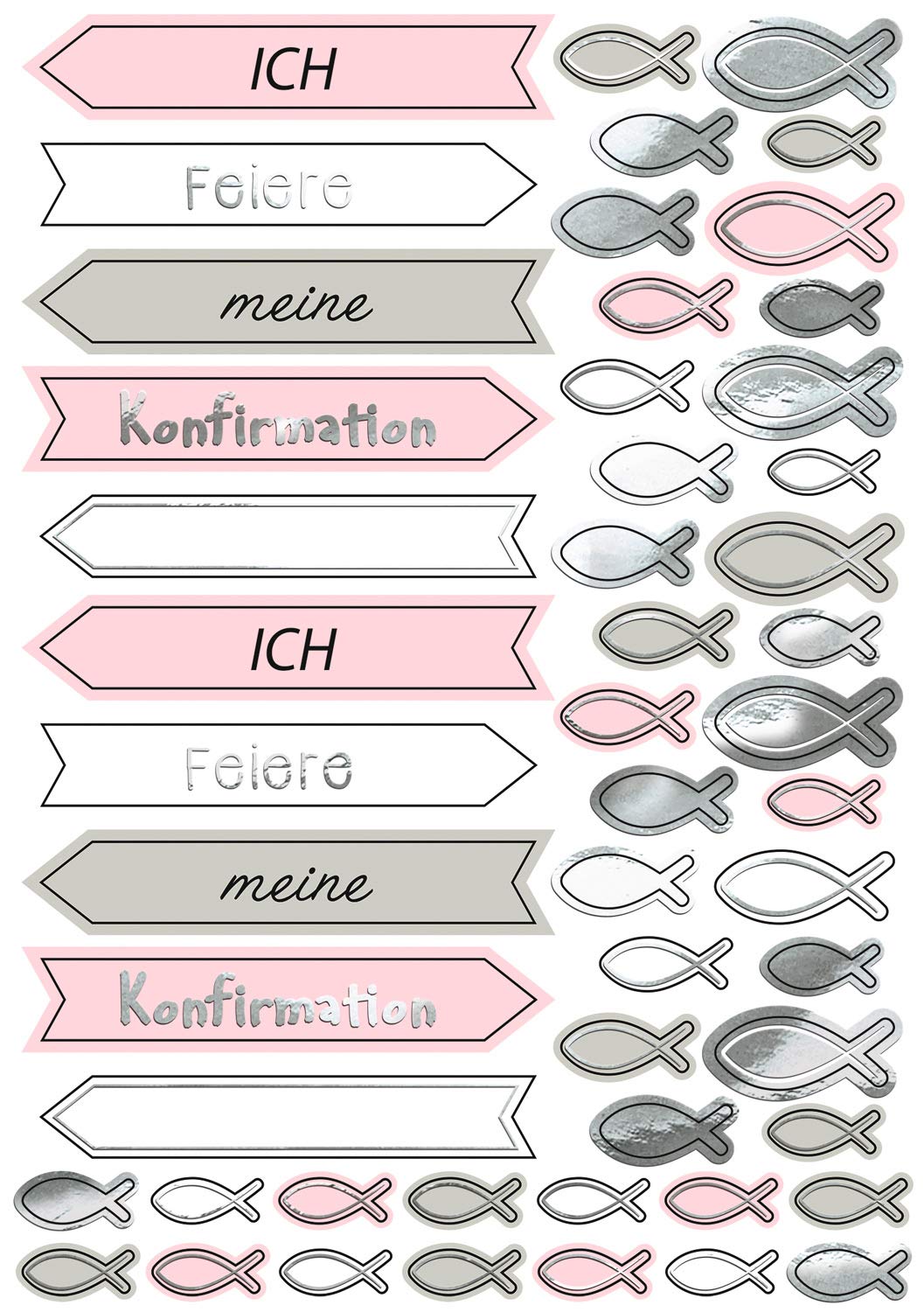ursus-56919201f-stanzteile-ich-feiere-meine-konfirmation-rosa-taupe-312-teile-20 image 2