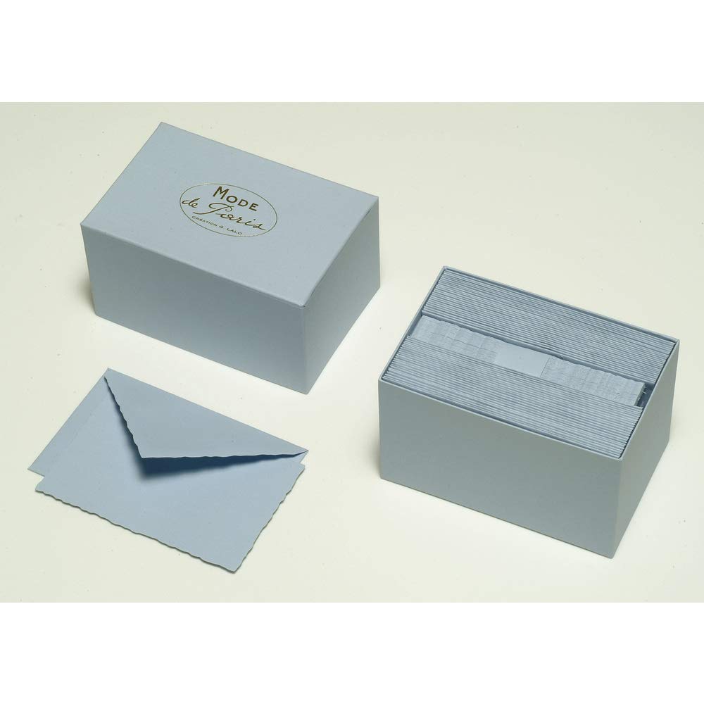 g-lalo-92302l-korrespondenz-set-mode-de-paris-30-karten-30-umschl-ge-blau image 1