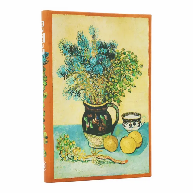 paperblanks-van-gogh-still-life-mini-notizbuch-liniert-hardcover-mit-gummiband image 1