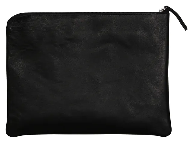 clairefontaine-410136c-schlamperm-ppchen-lammleder-flach-26x19cm-schwarz image 1