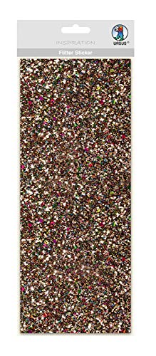 ursus-59470004-flitter-sticker-champagner-12-x-29-cm-selbstklebend image 2
