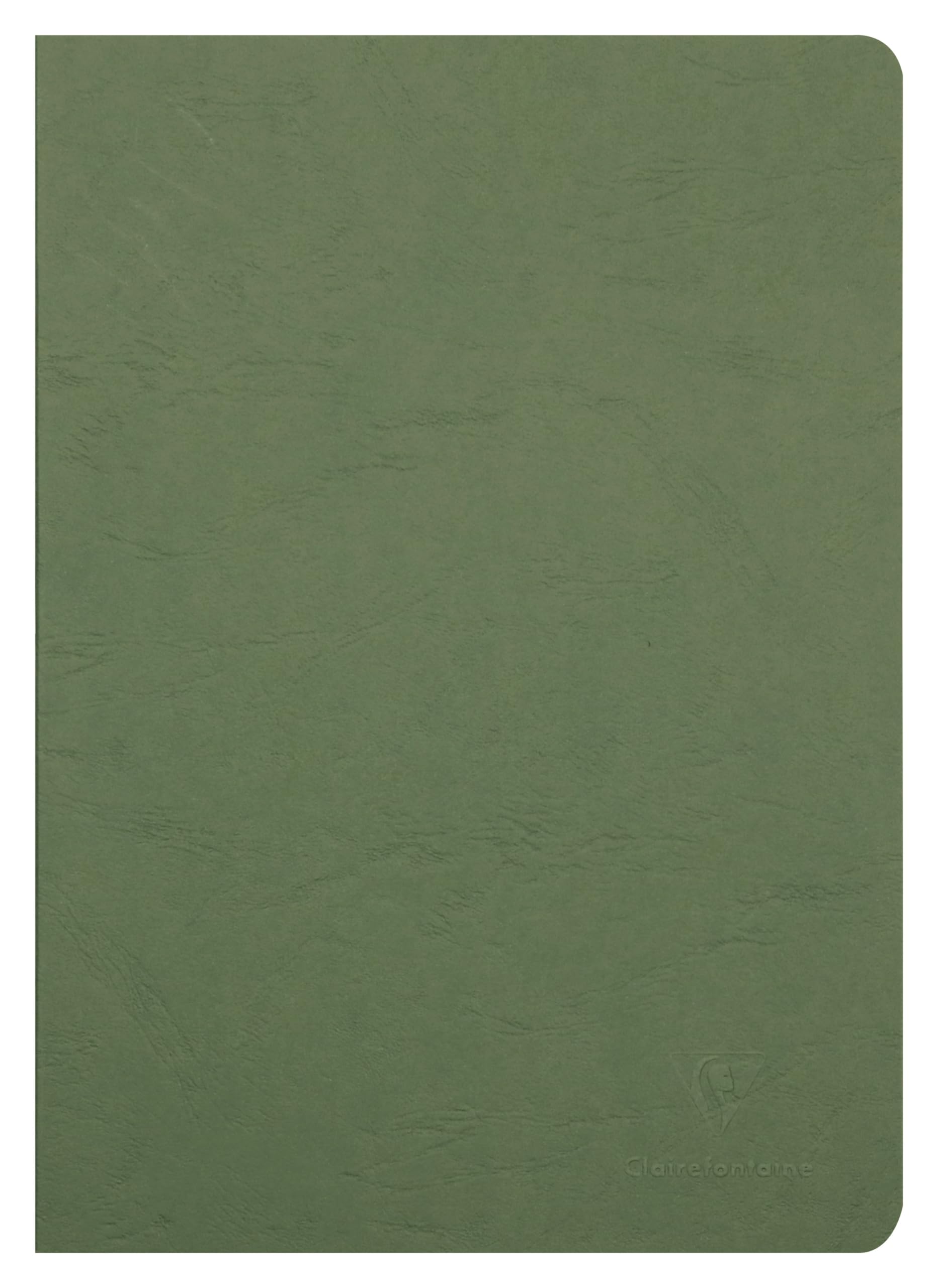 clairefontaine-age-bag-notizbuch-kladde-din-a4-21x29-7-cm-blanko-gr-n-lederoptik image 1