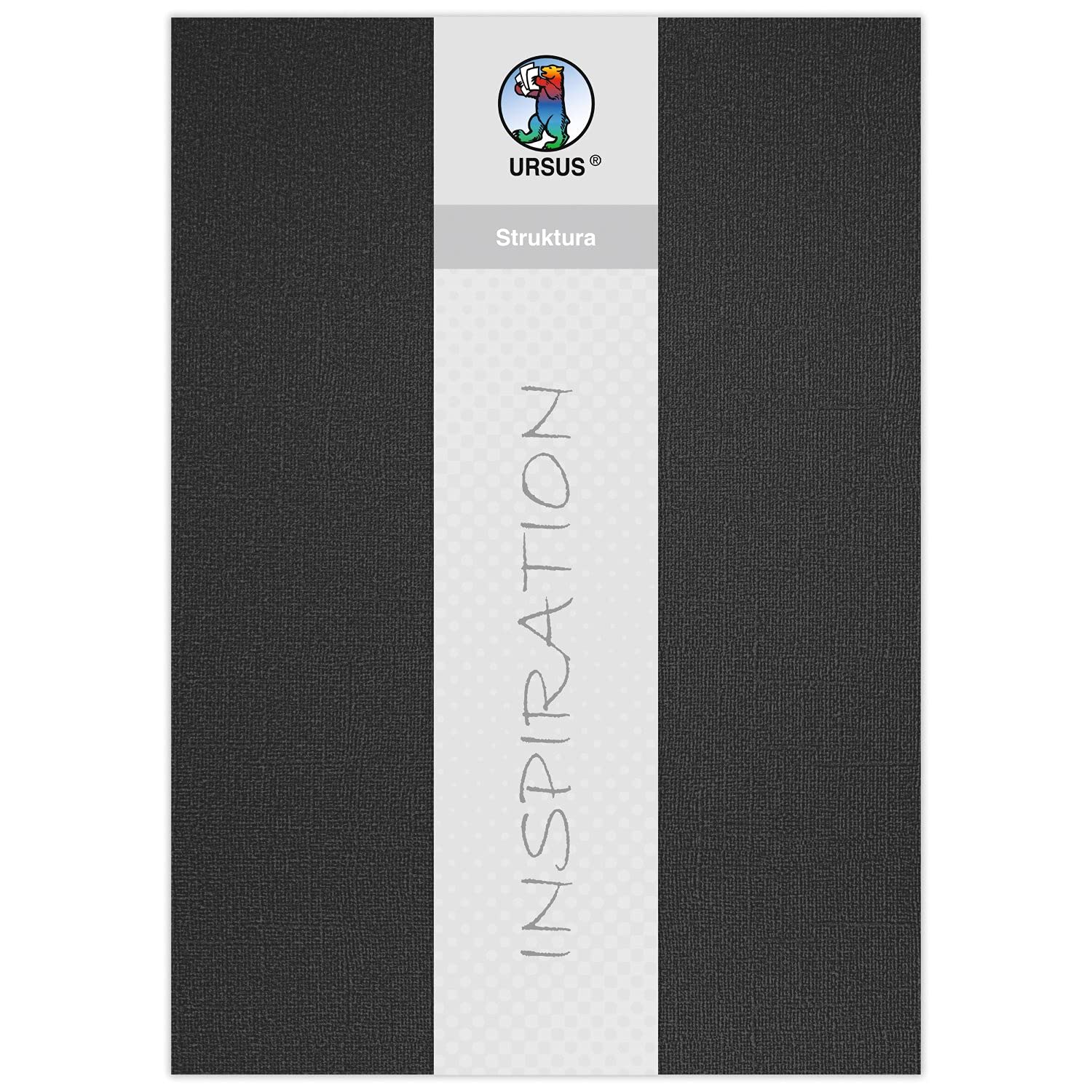ursus-struktura-basic-1-bastelkarton-schwarz-23-x-33-cm-220-g-qm-5-blatt image 1