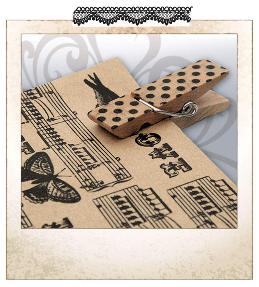 ursus-40610001-clothespins-printed-holz-w-scheklammern-vintage-4-5-cm-8-st-ck image 2