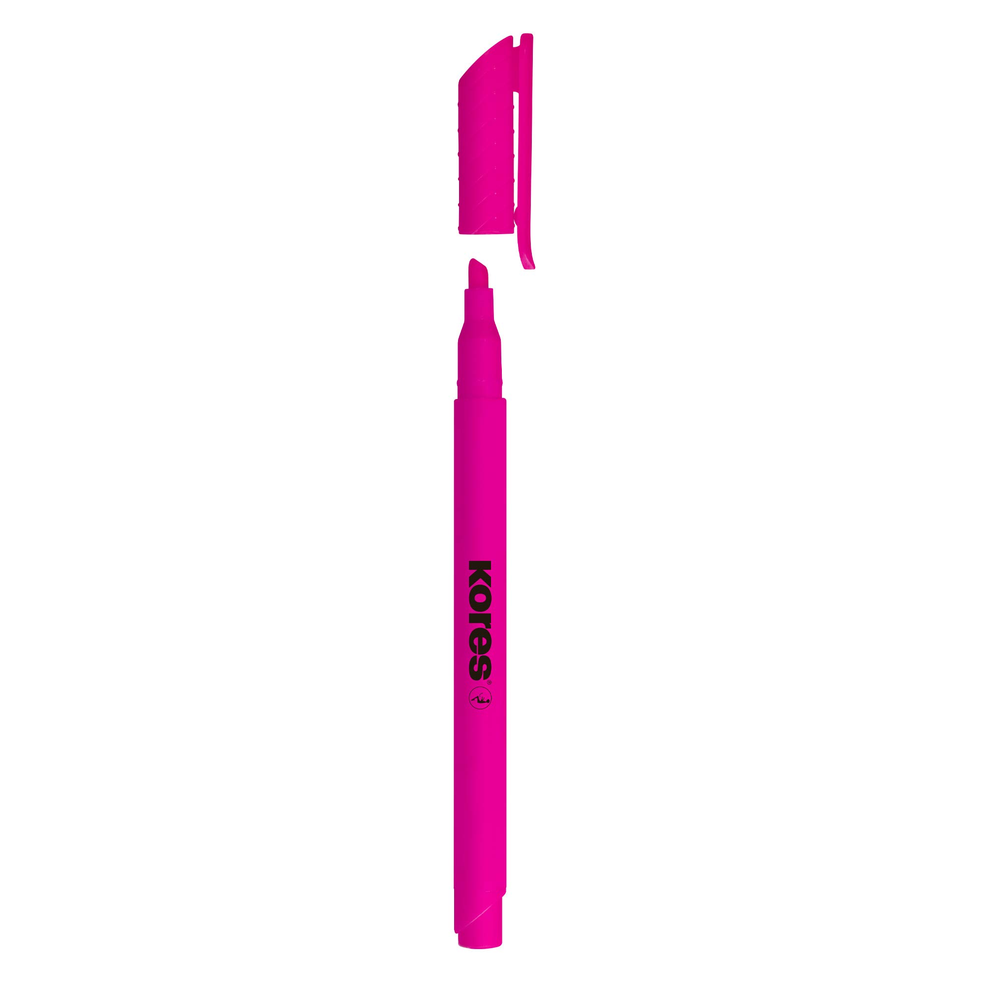 kores-high-liner-textmarker-pink-keilspitze-wasserbasiert-12-st-ck image 3