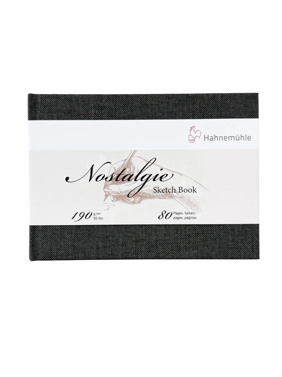 hahnem-hle-nostalgie-skizzenbuch-din-a6-quer-190-g-m-80-seiten-naturwei image 1
