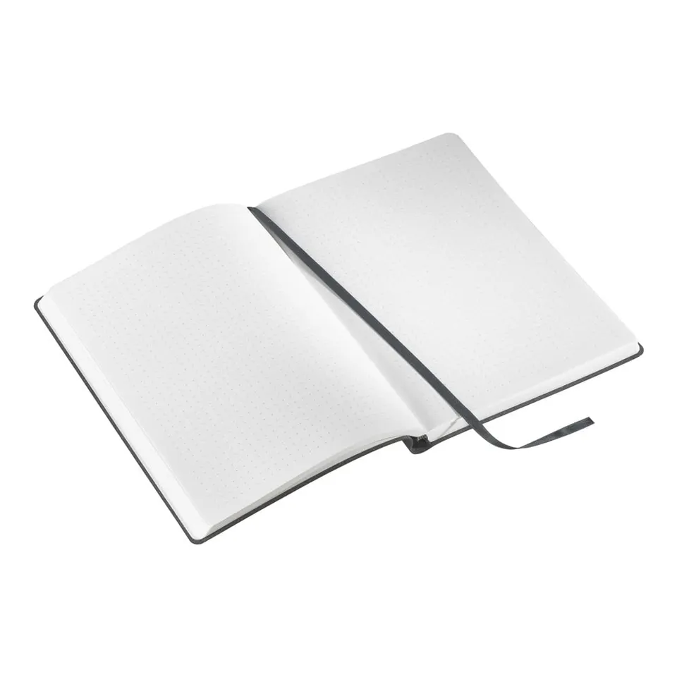 hahnem-hle-finenotes-manuscript-notebook-a5-punktiert-100g-m-recyclingleder-beig image 1